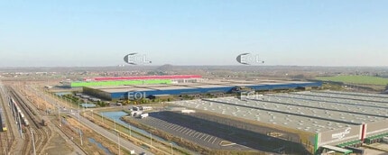 Dourges - Vue aérienne  vue de carte