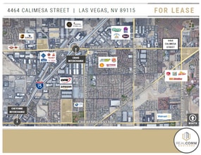 4464 Calimesa St, Las Vegas, NV - VUE AÉRIENNE  vue de carte