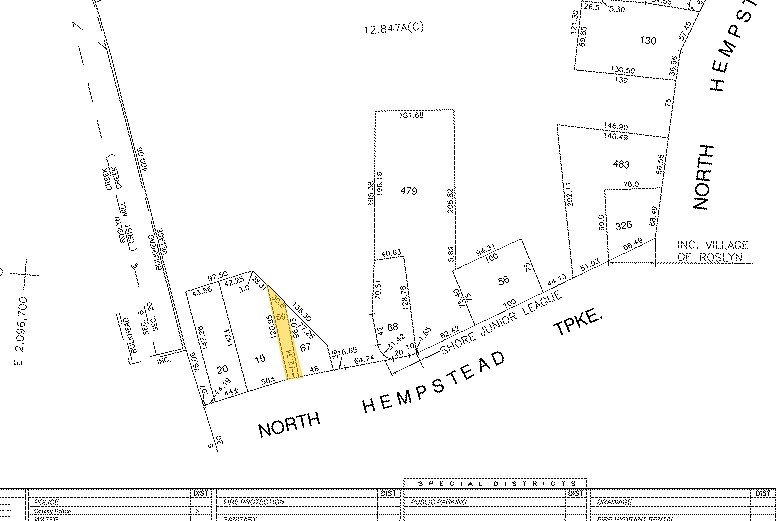 1355 Old Northern Blvd, Roslyn, NY à vendre - Plan cadastral – Image 3 sur 3