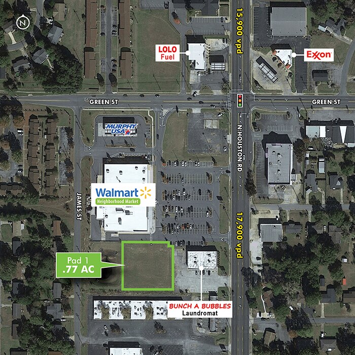 519 N Houston Rd, Warner Robins, GA à vendre Photo de l’immeuble– Image 1 sur 2