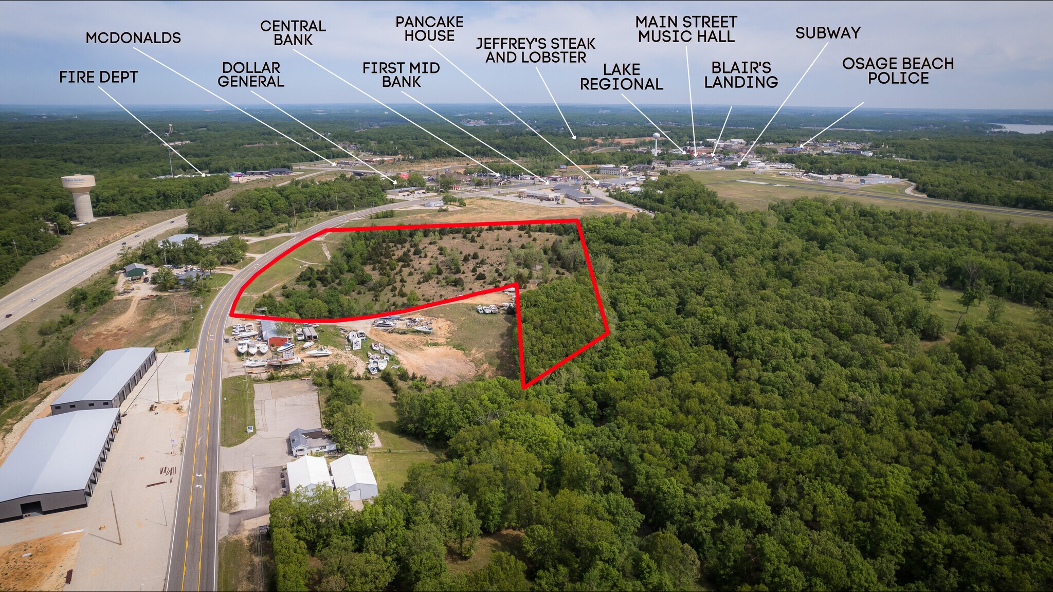 6100 Osage Beach Pkwy N, Osage Beach, MO à vendre Aérien– Image 1 sur 8