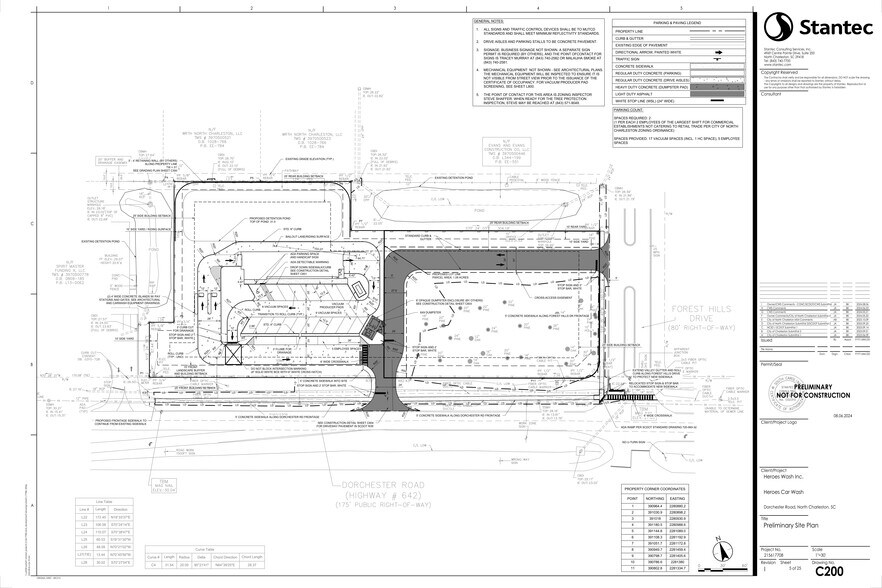 7700 Dorchester Rd, North Charleston, SC à vendre - Plan de site – Image 2 sur 2