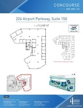 224 Airport Pkwy, San Jose, CA à louer Plan d’étage– Image 1 sur 1