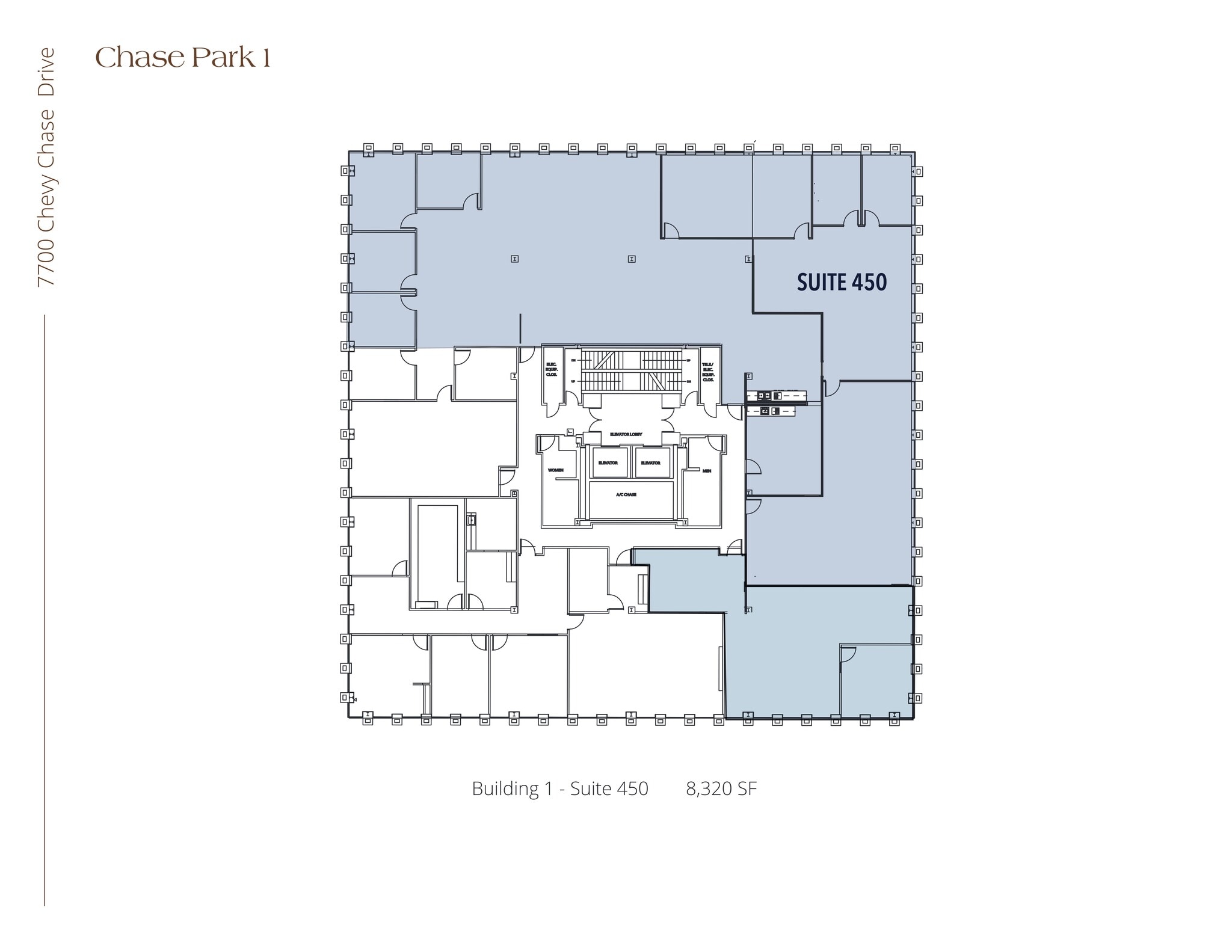 7700 Chevy Chase Dr, Austin, TX à louer Plan de site– Image 1 sur 1