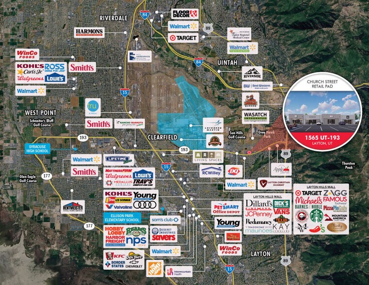 1565 E UT-193, Layton, UT à louer - Photo de l’immeuble – Image 2 sur 11