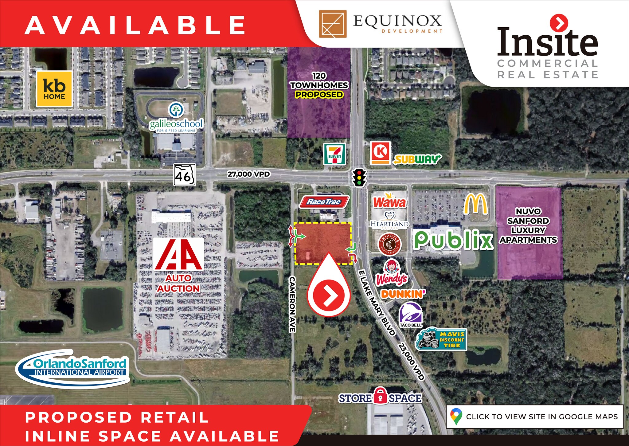 2531 Cameron Ave, Sanford, FL à louer Aérien– Image 1 sur 3