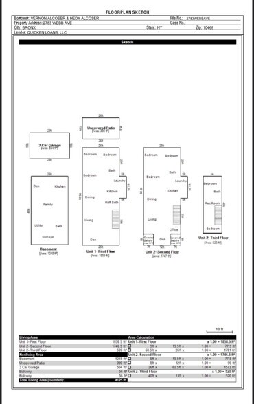 2783 Webb Ave, Bronx, NY à vendre - Plan d’étage – Image 2 sur 2
