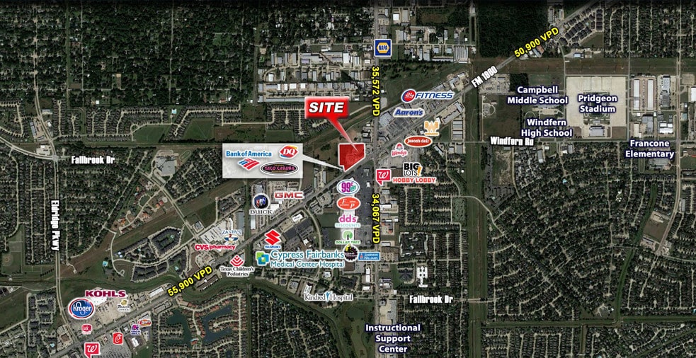 11050 W FM 1960 Rd, Houston, TX à louer - Aérien – Image 1 sur 2