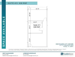 1211 N Westshore Blvd, Tampa, FL à louer Plan d’étage– Image 1 sur 1