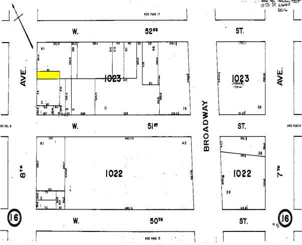 858 Eighth Ave, New York, NY à louer - Plan cadastral – Image 2 sur 21