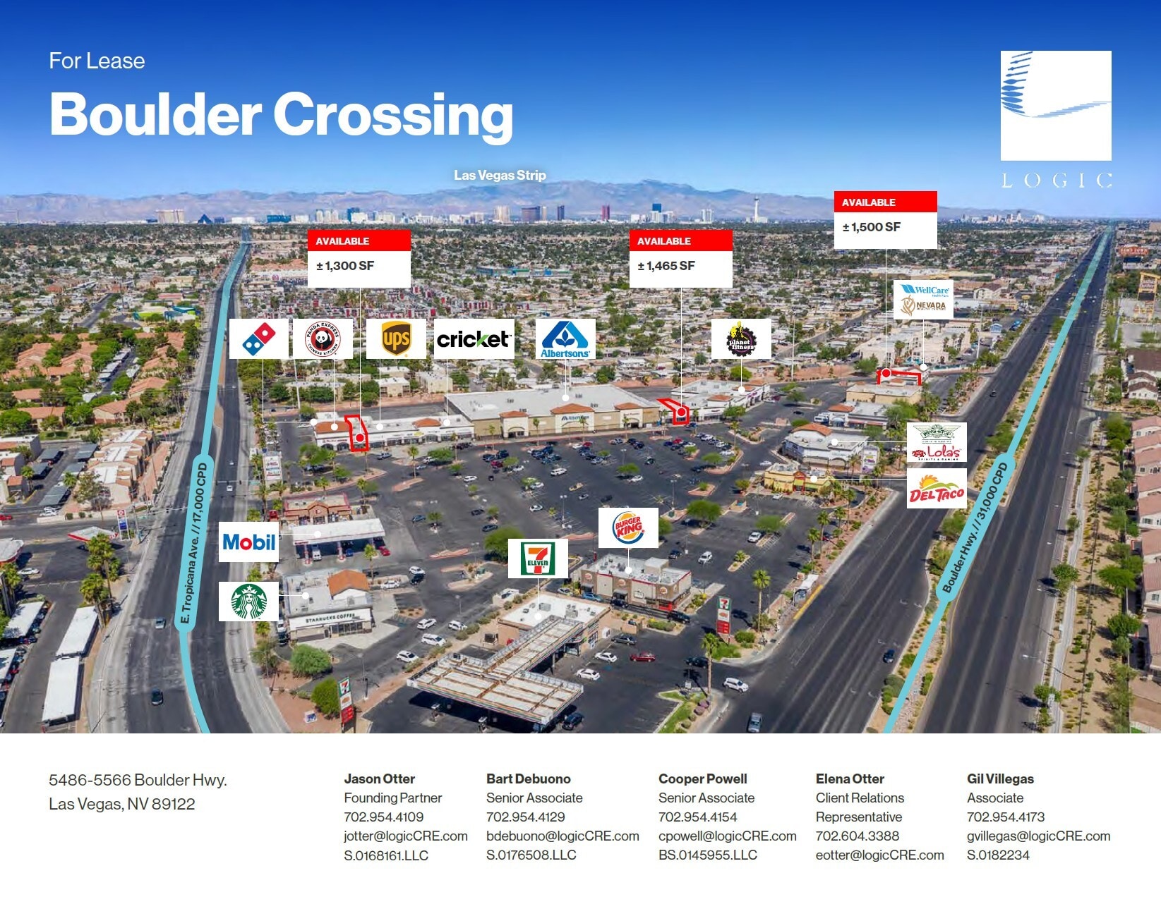 5486-5566 Boulder Hwy, Las Vegas, NV à louer Photo principale– Image 1 sur 7