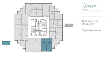 3180 University Ave, San Diego, CA à louer Plan d’étage– Image 1 sur 1