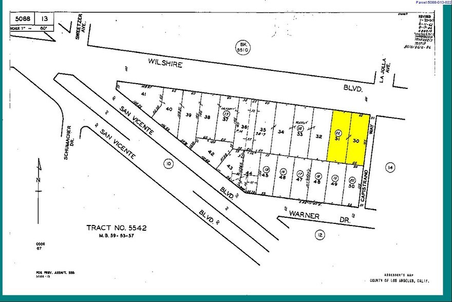 6404 Wilshire Blvd, Los Angeles, CA à louer - Plan cadastral – Image 2 sur 29