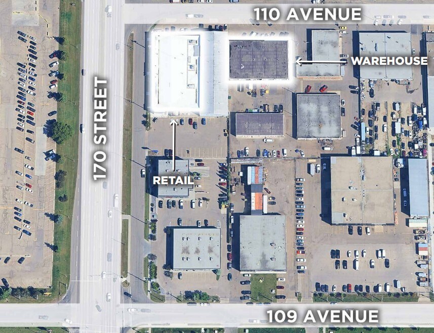 10951 170 St NW, Edmonton, AB à louer Aérien– Image 1 sur 2
