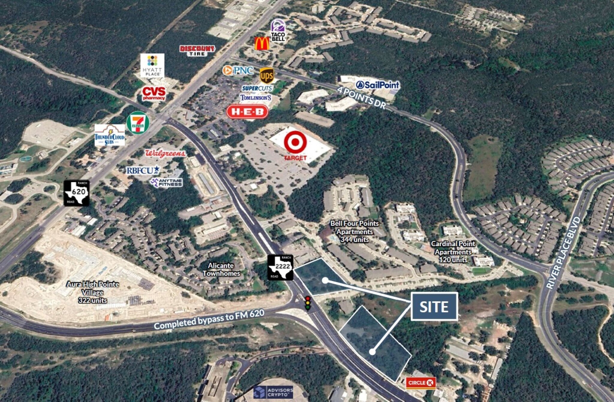 FM 2222 & RR 620, Austin, TX à vendre Aérien– Image 1 sur 3