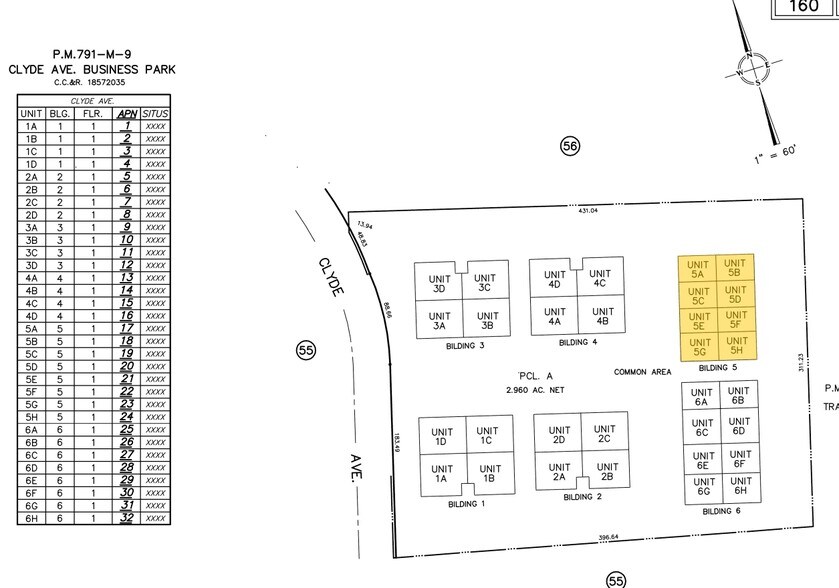 569 Clyde Ave, Mountain View, CA à vendre - Plan cadastral – Image 2 sur 3