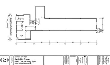 6250-6286 Claude Way, Inver Grove Heights, MN à louer Plan d’étage– Image 1 sur 1