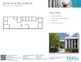280 Shuman Blvd, Naperville, IL à louer Plan d’étage– Image 2 sur 2
