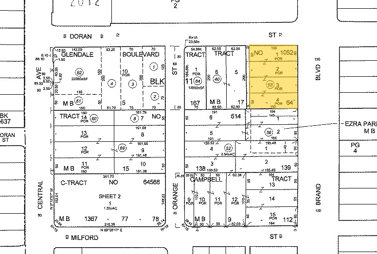 535 N Brand Blvd, Glendale, CA à louer - Plan cadastral – Image 2 sur 30