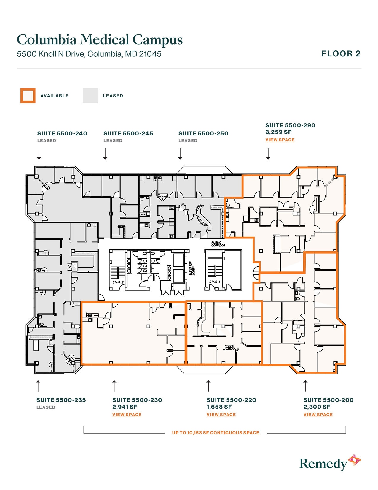 5450 Knoll North Dr, Columbia, MD à louer Plan d’étage– Image 1 sur 1
