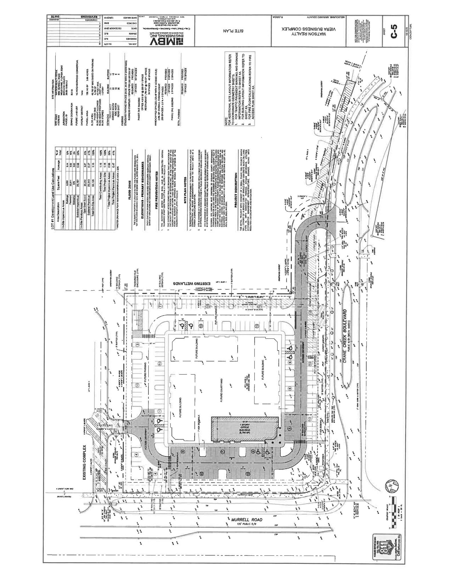 6865 Murrell Rd, Melbourne, FL à louer Plan de site– Image 1 sur 4