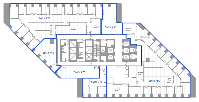350 7th Ave SW, Calgary, AB à louer Plan d’étage– Image 1 sur 1