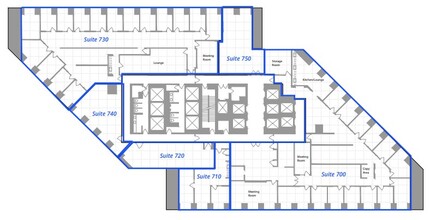 350 7th Ave SW, Calgary, AB à louer Plan d’étage– Image 1 sur 1