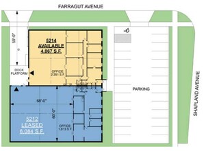 9742 W Foster Ave, Rosemont, IL à louer Plan d’étage– Image 1 sur 1