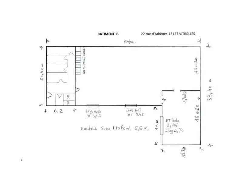 22 Rue D'Athenes, Vitrolles à louer - Plan d’étage – Image 3 sur 3
