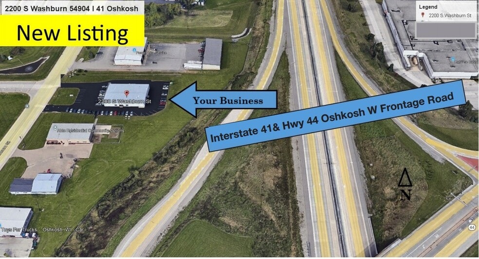 2200 S Washburn St, Oshkosh, WI à louer - Aérien – Image 2 sur 11