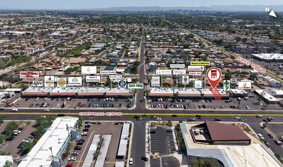 1227-1261 E Northern Ave, Phoenix, AZ à louer - Photo de l’immeuble – Image 2 sur 5