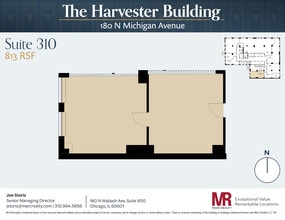 180 N Michigan Ave, Chicago, IL à louer Plan d’étage– Image 1 sur 3