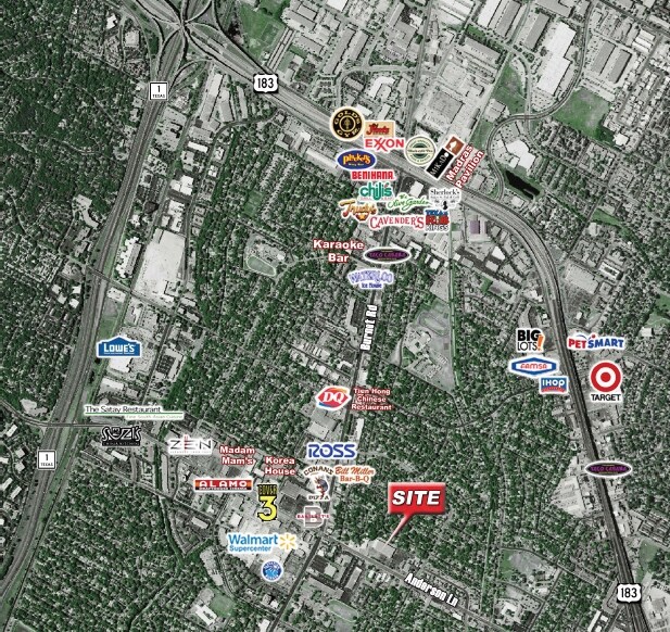 2020 W Anderson Ln, Austin, TX à vendre - Aérien – Image 3 sur 6