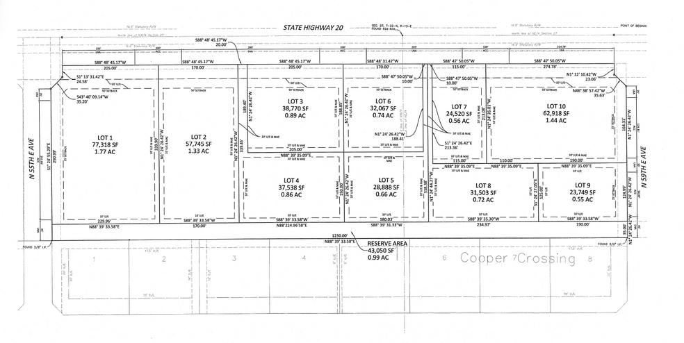 5516 E 146th St N, Collinsville, OK à vendre - Plan de site – Image 2 sur 6