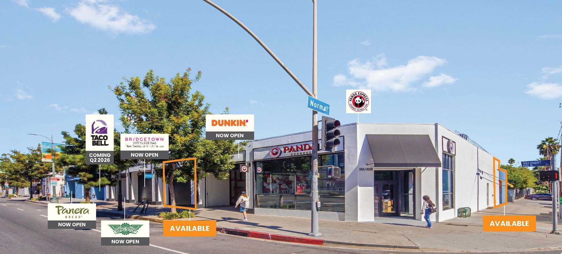 850-864 N Vermont Ave, Los Angeles, CA à louer Photo de l’immeuble– Image 1 sur 15