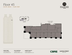 191 Peachtree St NE, Atlanta, GA à louer Plan d’étage– Image 1 sur 1