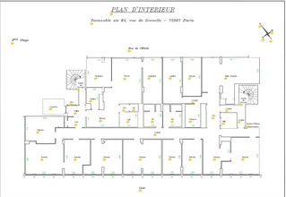 84 Rue De Grenelle, Paris à louer Plan d’étage– Image 1 sur 1