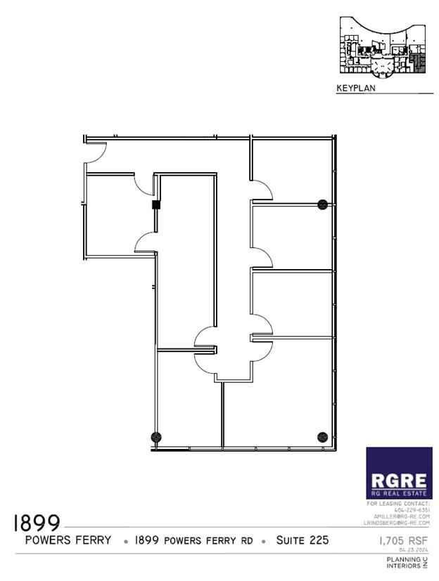 1899 Powers Ferry Rd SE, Atlanta, GA à louer Plan d’étage– Image 1 sur 1