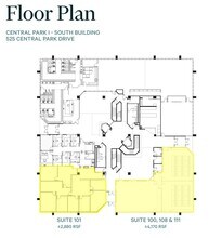 525 Central Park Dr, Oklahoma City, OK à louer Plan d’étage– Image 1 sur 1