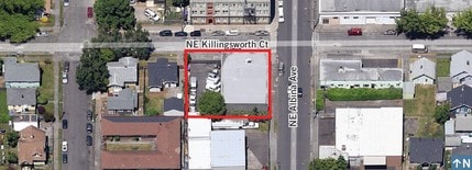 804 N Killingsworth Ct, Portland, OR - VUE AÉRIENNE  vue de carte