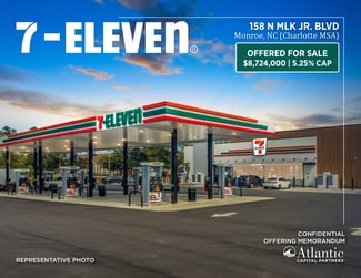 Plus de détails pour 158 N M L King Jr Blvd, Monroe, NC - Local commercial à vendre