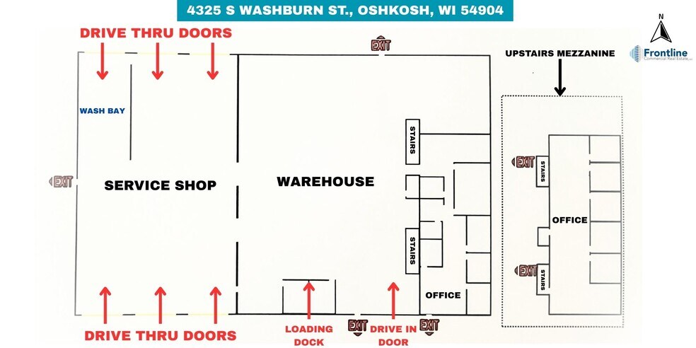 4325 S Washburn St, Oshkosh, WI à louer - Photo de l’immeuble – Image 2 sur 2