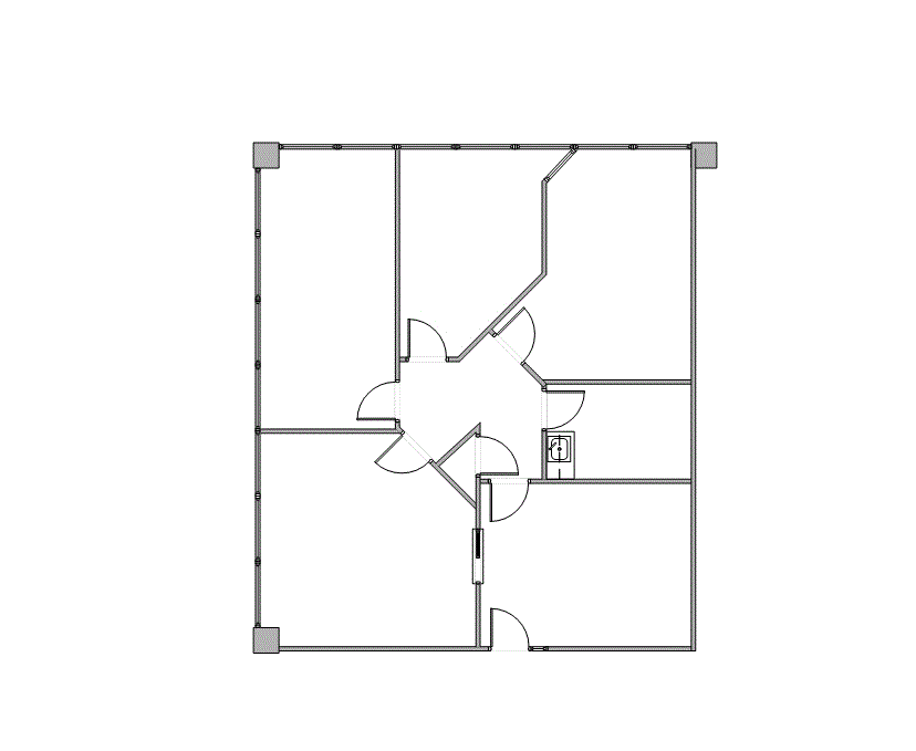 340 N Sam Houston Pky E, Houston, TX à louer Plan d’étage– Image 1 sur 1
