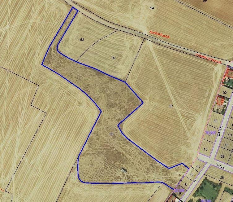 Terrain dans Aldeatejada, Salamanca à louer Plan de site– Image 1 sur 2