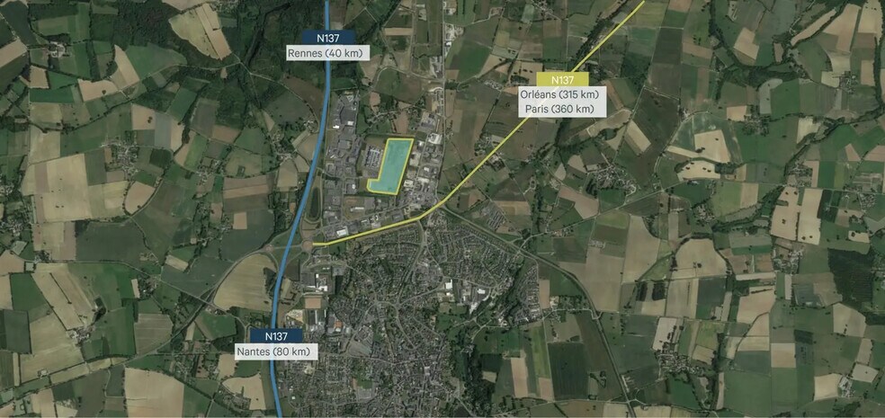 Industriel/Logistique dans Bain-de-Bretagne à louer - Photo de l’immeuble – Image 2 sur 12