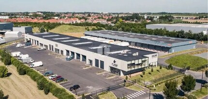 Sainghin-en-Mélantois - Vue aérienne  vue de carte