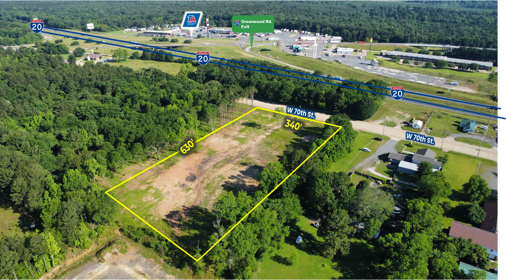 W 70th St, Greenwood, LA à vendre - Photo principale – Image 1 sur 9