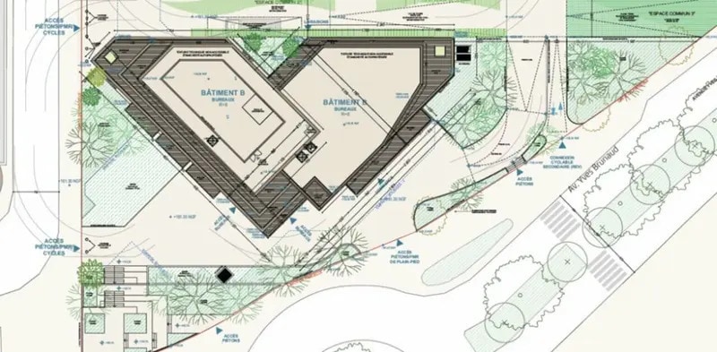 Avenue Yves Brunaud, Toulouse à vendre - Plan de site – Image 3 sur 7