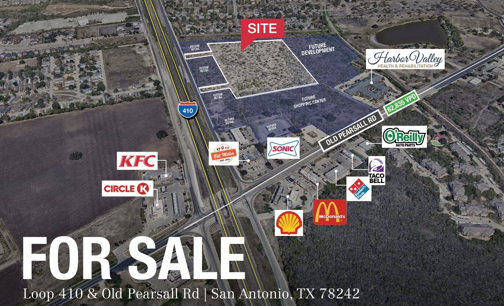 Loop 410 & Old Pearsall Rd, San Antonio, TX à vendre Photo principale– Image 1 sur 3