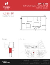 2500 W Higgins Rd, Hoffman Estates, IL à louer Plan d’étage– Image 1 sur 1